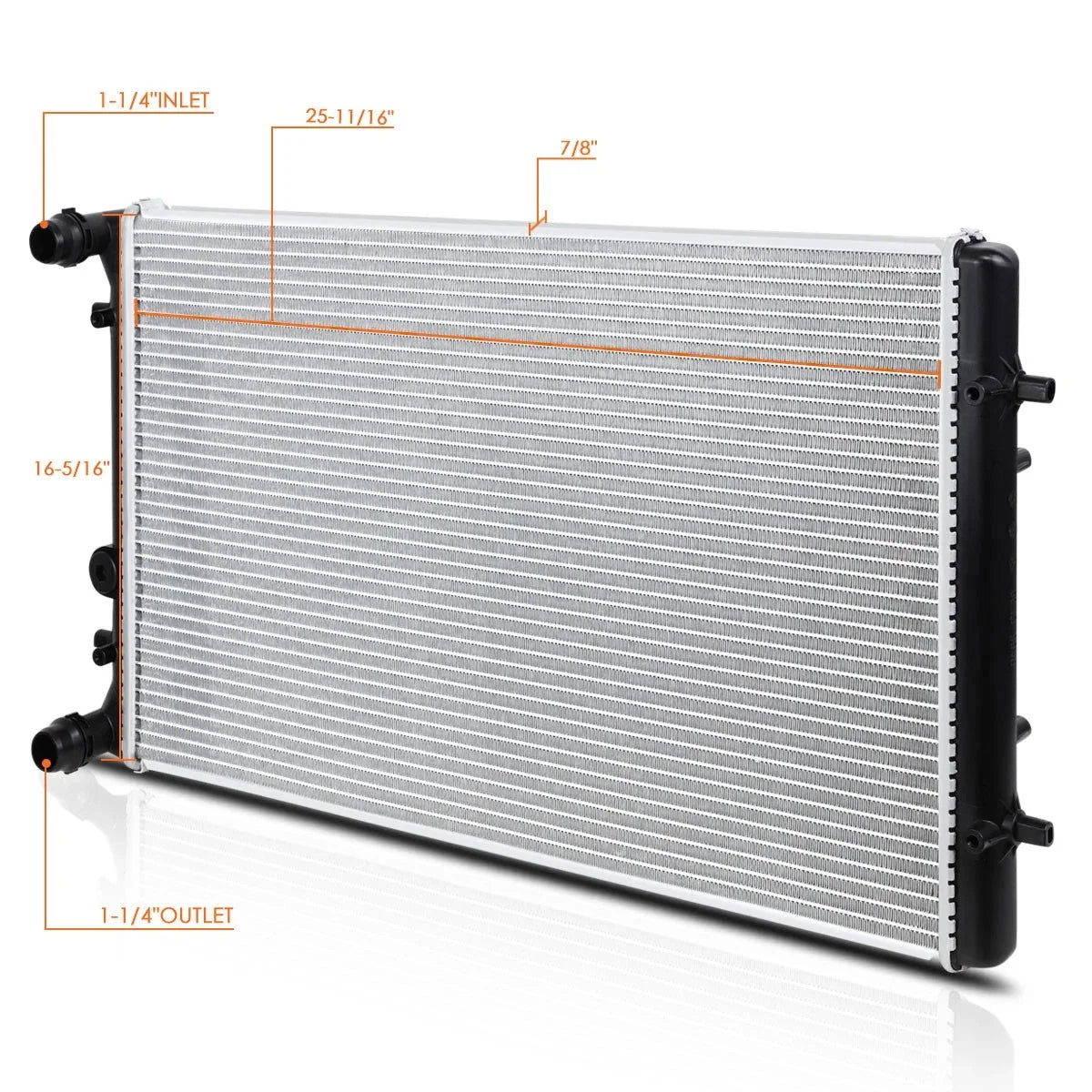 Aluminum Radiator for VW Golf City/GTI/Jetta (1999–2010) DPI-2265