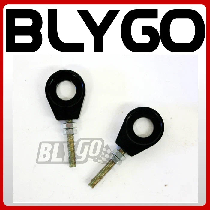 Set of 2 Chain Adjuster Bolts for PIT PRO Trail Quad ATV (12mm, 76mm)