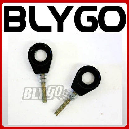 Set of 2 Chain Adjuster Bolts for PIT PRO Trail Quad ATV (12mm, 76mm)