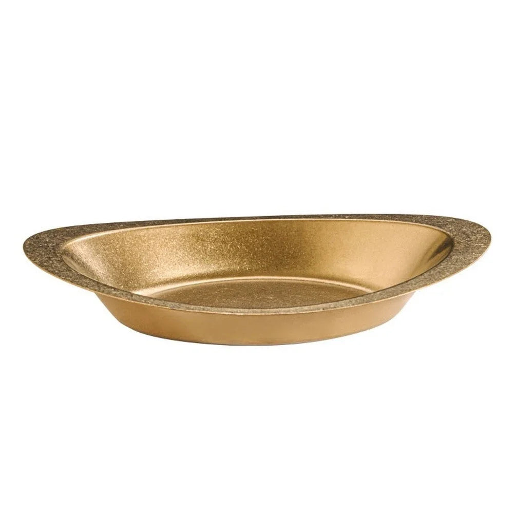 Stainless Steel Curry Plate for Creative Food Display (26x18x4cm)