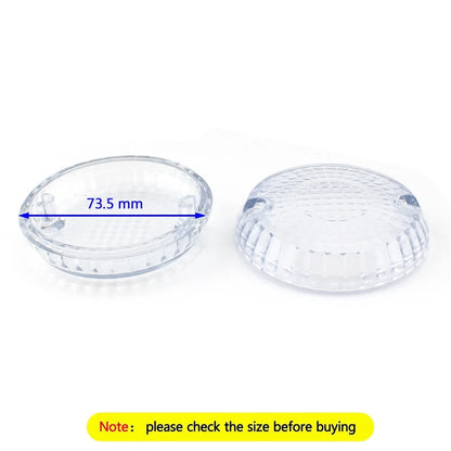 Turn Signal Lens Cover for Yamaha Kawasaki Vulcan 1500 VN (TS-216-Clear)