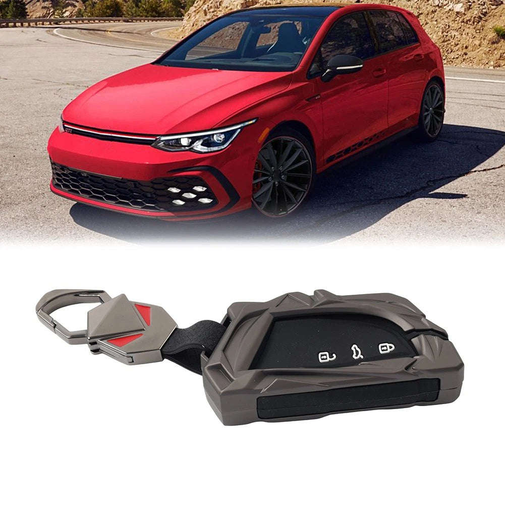 3 Button Key Shell Cover Fob for VW Polo (2019–2023)
