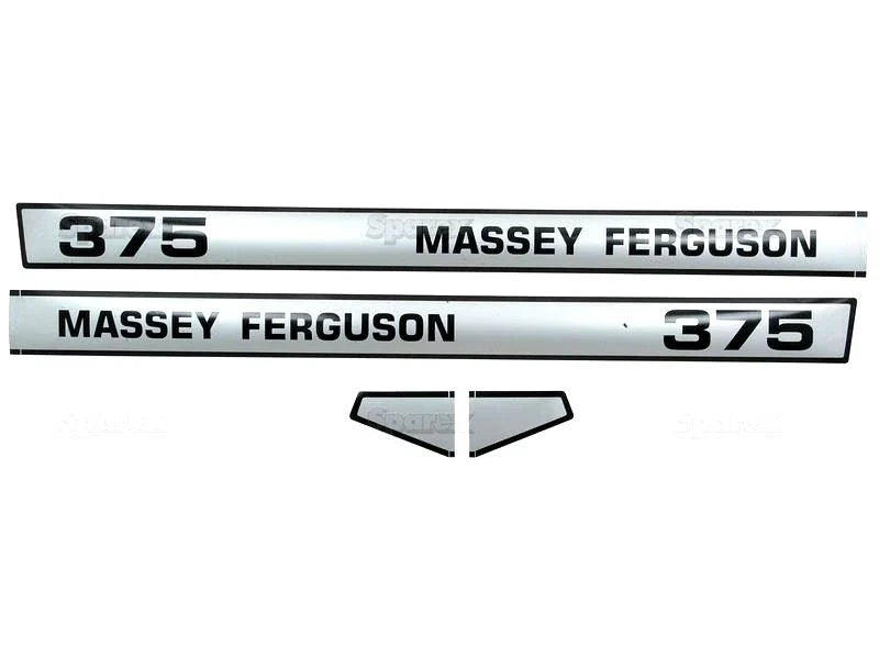 Bonnet Decal Set for Massey Ferguson 375