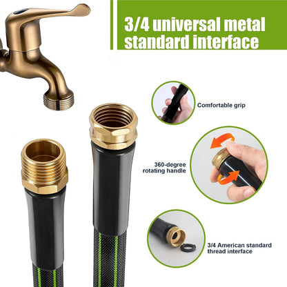 10FT Lightweight Flexible Water Hose - Non-Kink Durable Garden Hose