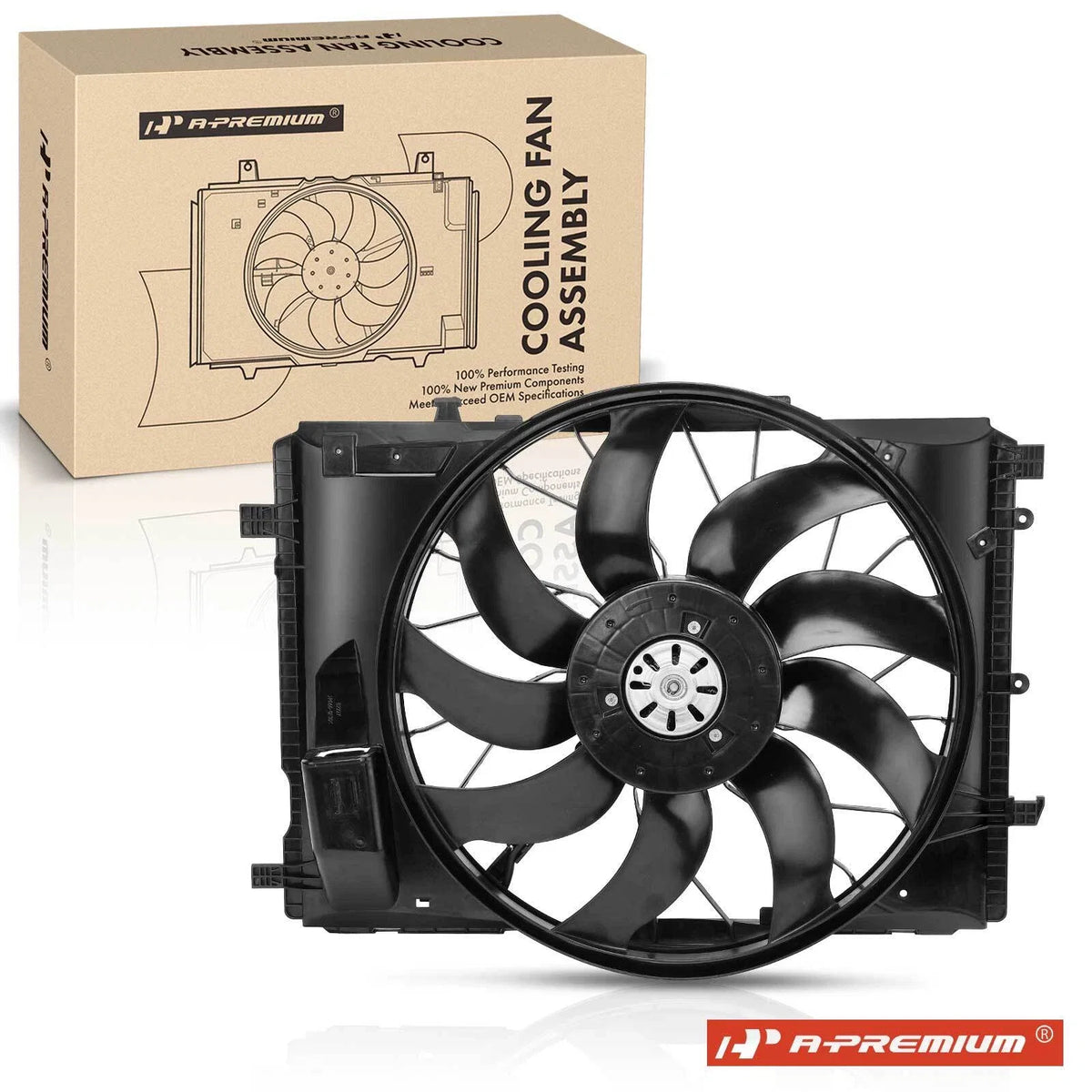 Cooling Fan Assembly for Mercedes-Benz C250 C300 (2012–2015)