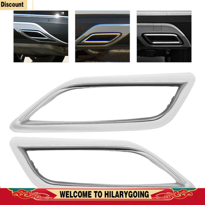 Set of 2 Bumper Exhaust Hole Trim for Volkswagen Atlas (2018–2020)