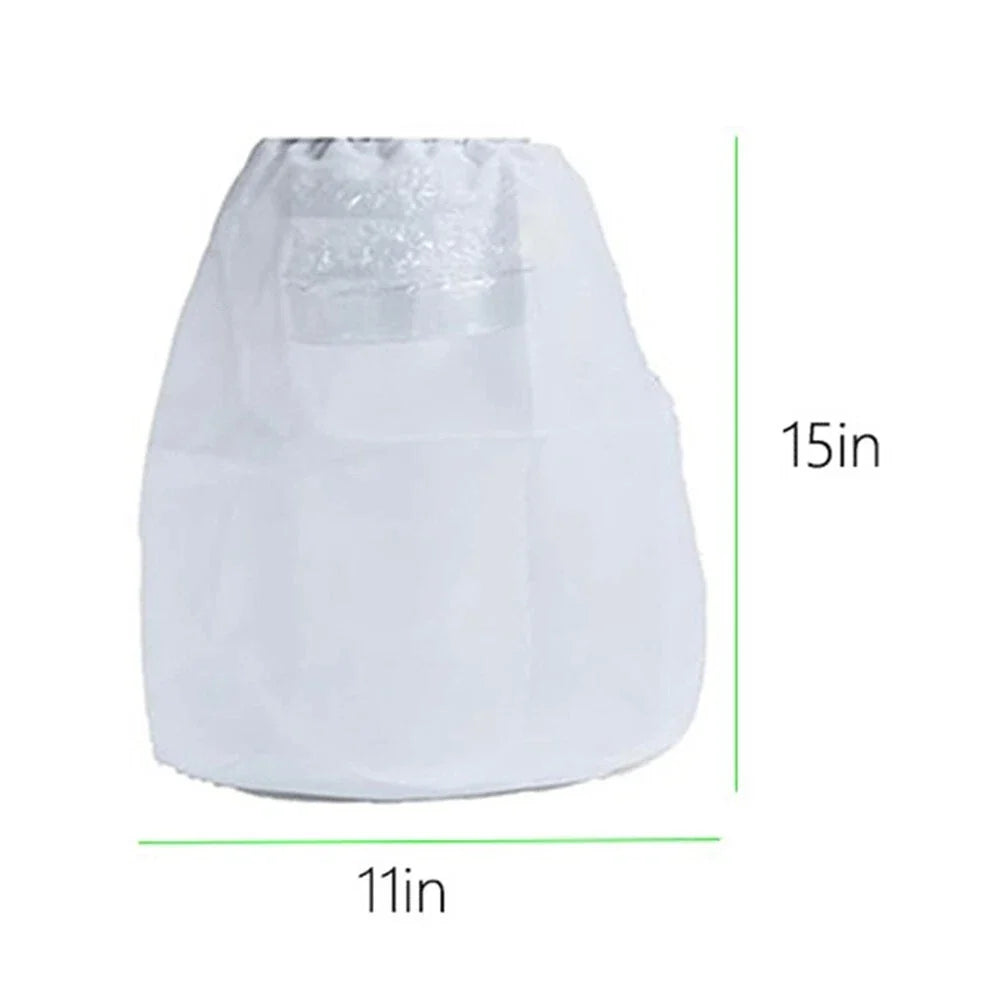 3X Dryer Vent Lint Catcher Bags for Universal Fit (No Drilling Required)