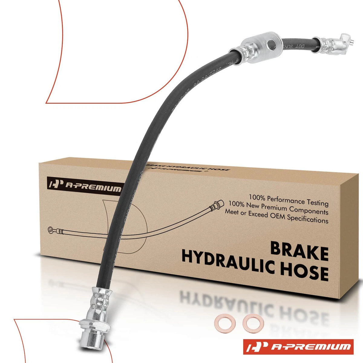 Rear Right Brake Hydraulic Hose for Toyota MR2 Spyder (2000–2005) 9094702B61, 2201574