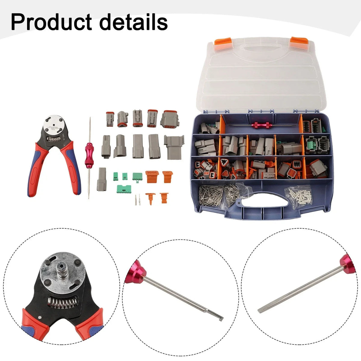 338PC Electrical Connectors Set with Crimping Tool for Automotive