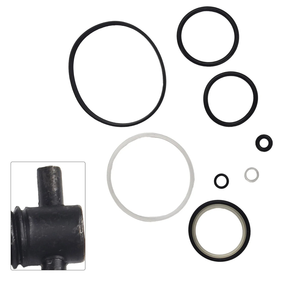 Set of 4 Oil Seal Rings for Vertical Large 8 Ton Repair Kit