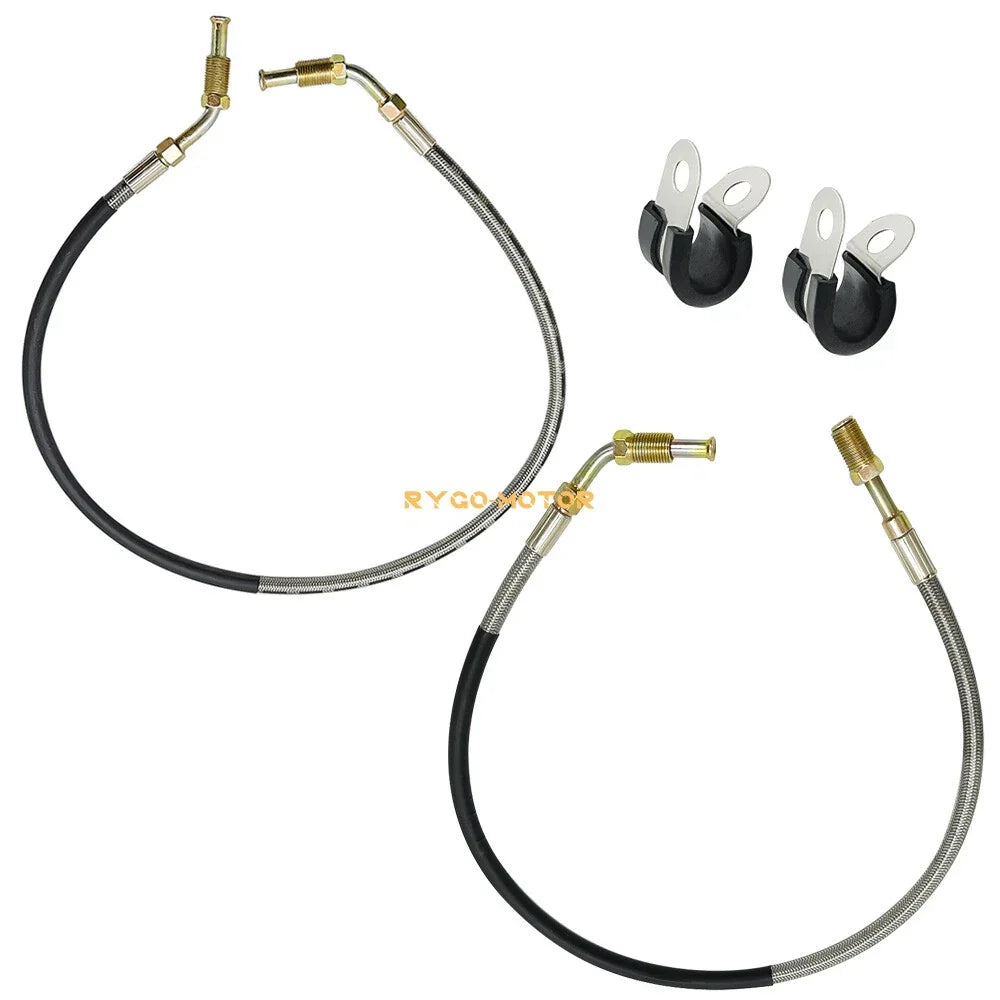 Front Brake Line Set for Polaris Big Boss 250 300 350 400 500 (1990–2000)