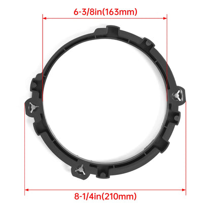 7" Headlight Replacement Mount Bracket Ring for Jeep Wrangler (1997–2006)