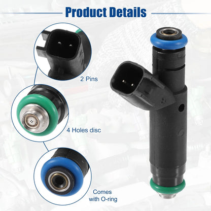 6X Fuel Injector Nozzle for Ford Mustang V6 3.8L 3.9L (2002–2004)