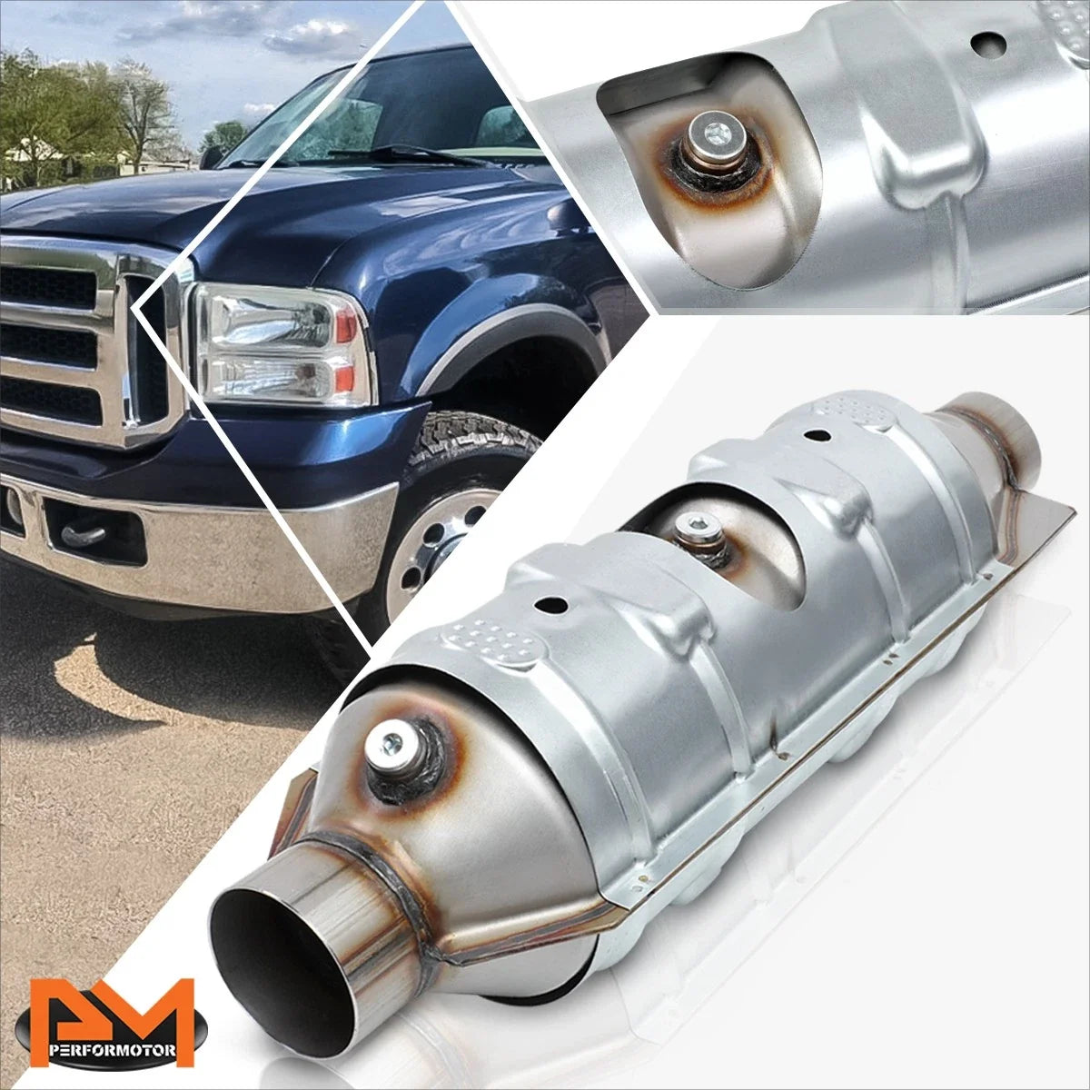 Catalytic Converter Exhaust Pipe for Ford F250/F350/F450/F550 SD (2005–2007)
