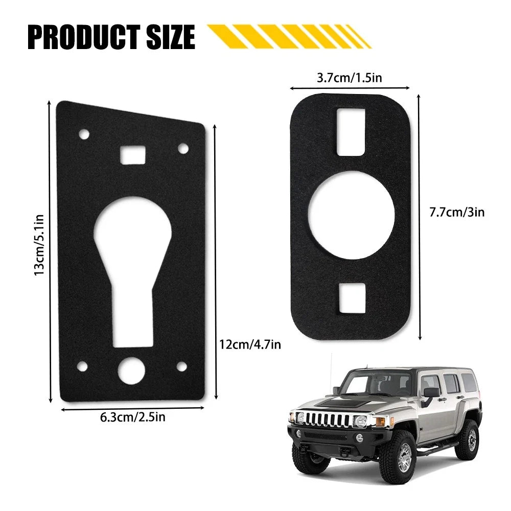 Set of 2 Roof Cab Light Seals for Hummer H2 (2003–2009)