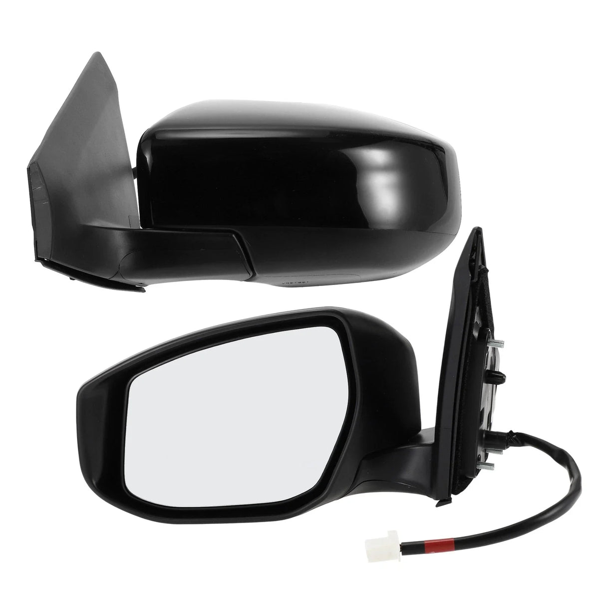 Left Side Door Mirror for Nissan Sentra (2013–2015) Manual Folding Black