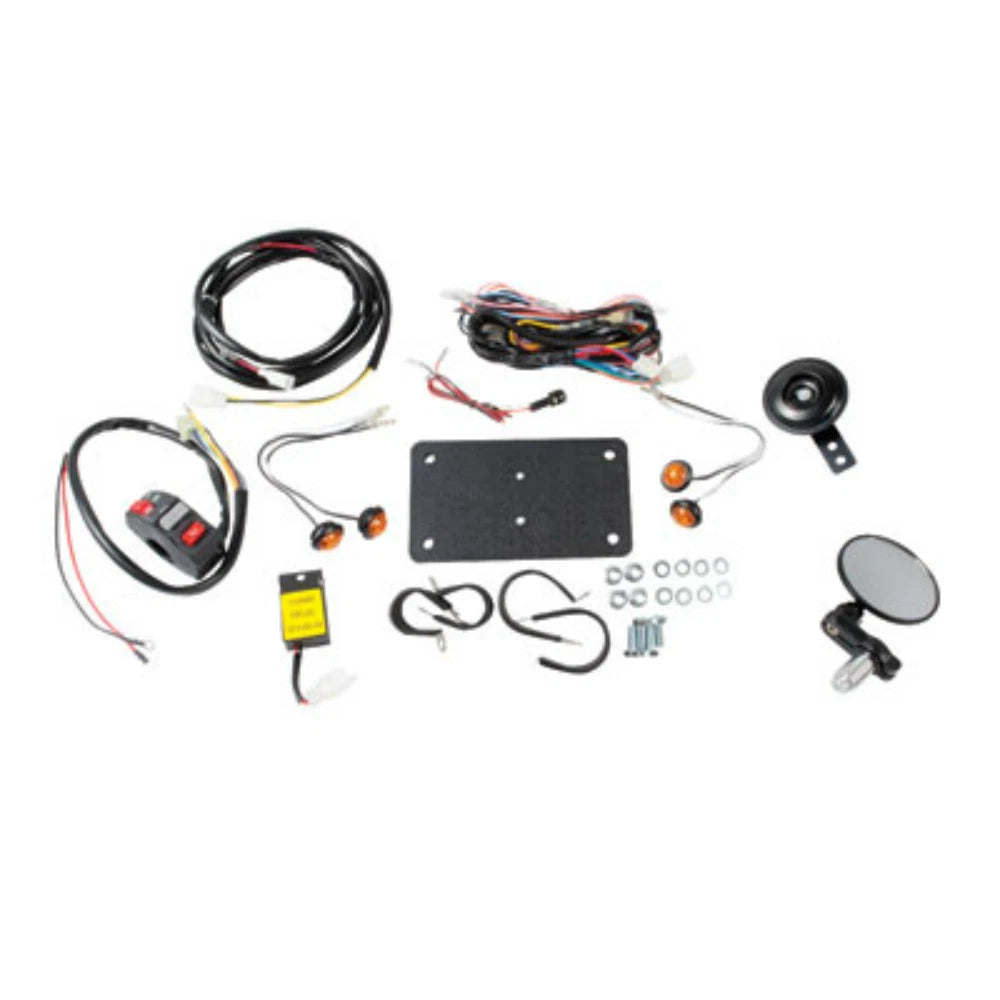 2X ATV Horn & Signal Kit with Recessed Signals for Suzuki Eiger 400 (2002–2007) - Tusk-21141