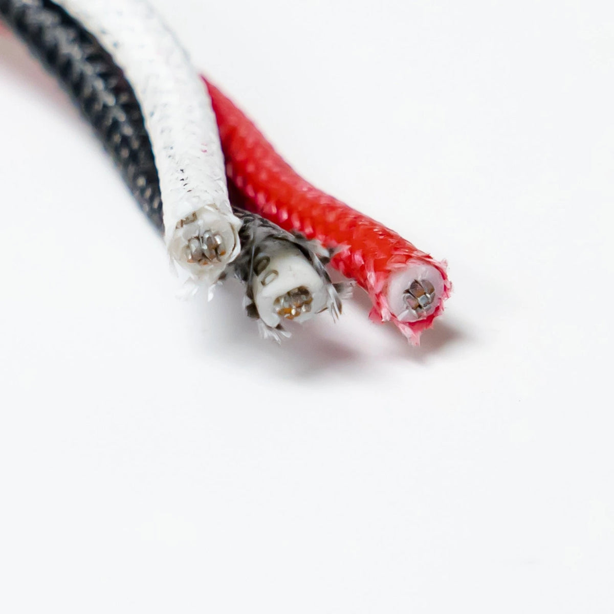 5' 14 Gauge 3 Strand Glass Braided Wire for Automotive Applications