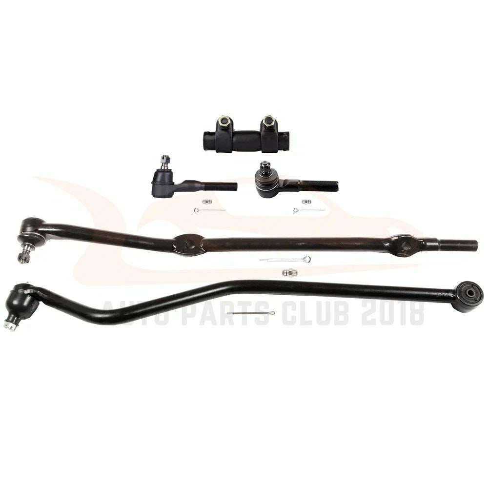 5Pcs Track Bar Tie Rod End Steering Kit for Jeep Comanche & Cherokee (1986–2001)