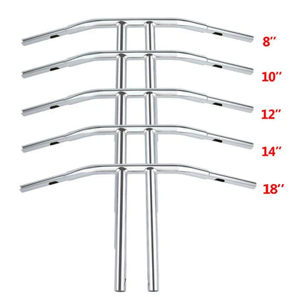 T-Bar Handlebar for Harley Sportster Low Rider (8/10/12/14/16 Inch, Chrome)