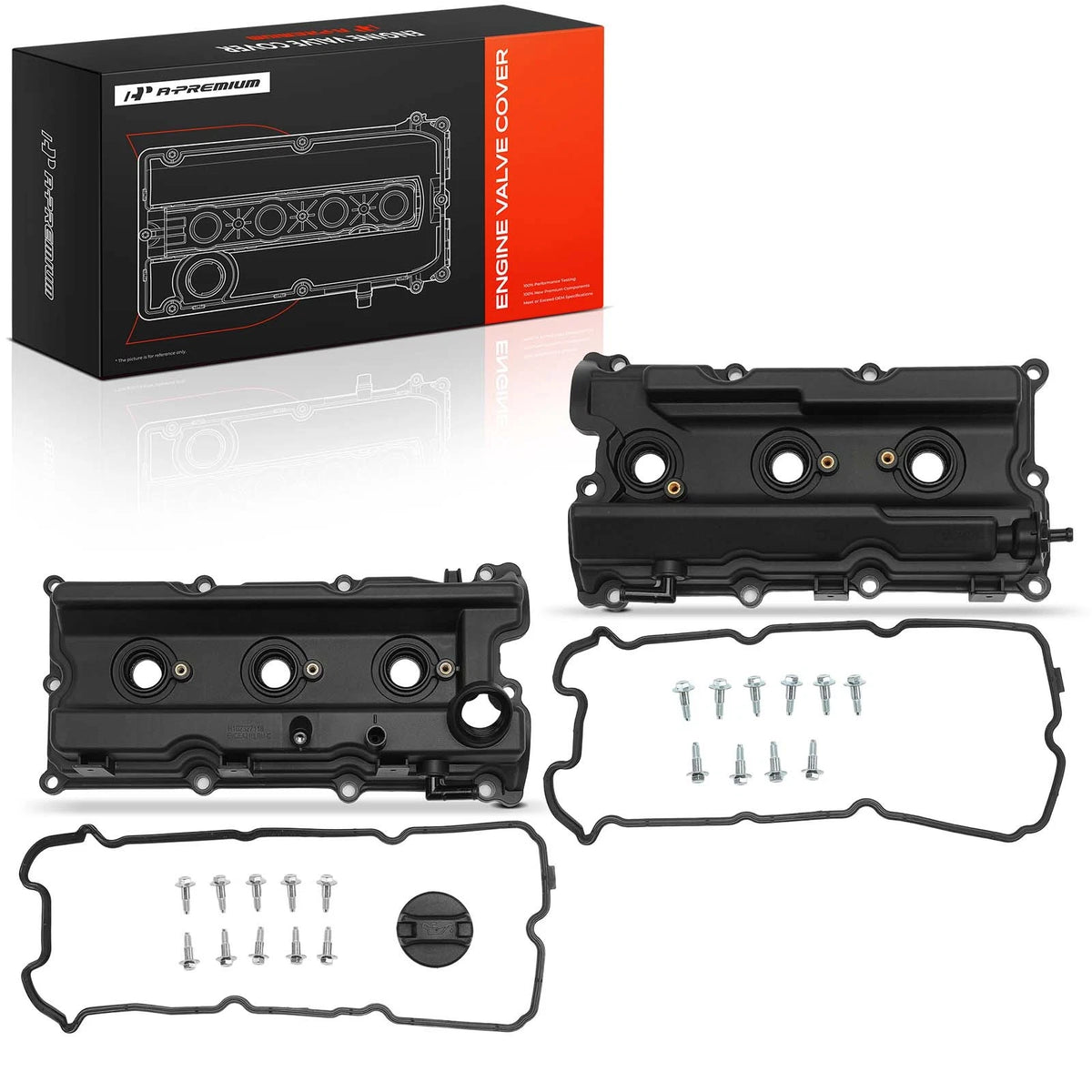 2X Engine Valve Cover for Nissan NV1500 Pathfinder Frontier (2005–2019) - 13264EA200, 13264EA210