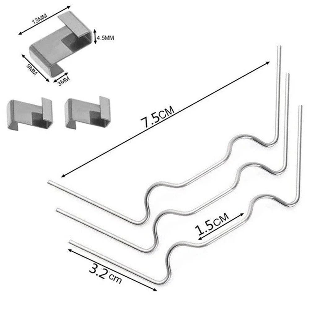 50pcs Greenhouse Glass Clips for Fitting Glass Pane Accessories