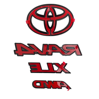 Overlay Rear Emblems Kit for Rav4 XLE AWD (2019–2025) PT948-42193-02