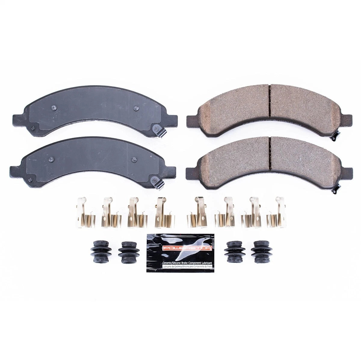 Set of 2 Powerstop Brake Pad Sets Z23-989 for Chevy Savana 3500 (2003–2008)
