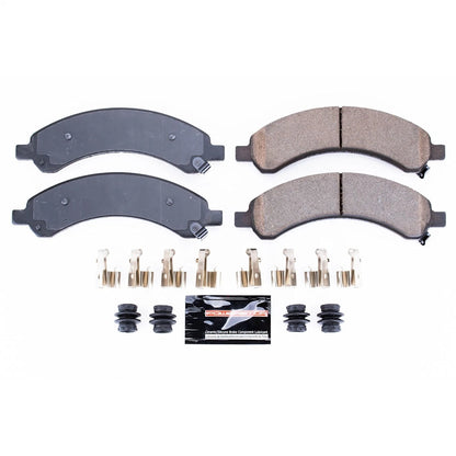 Set of 2 Powerstop Brake Pad Sets Z23-989 for Chevy Savana 3500 (2003–2008)
