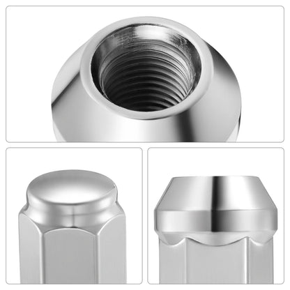 Chrome Acorn Lug Nuts for Chevrolet El Camino Monte Carlo (1964–1972)