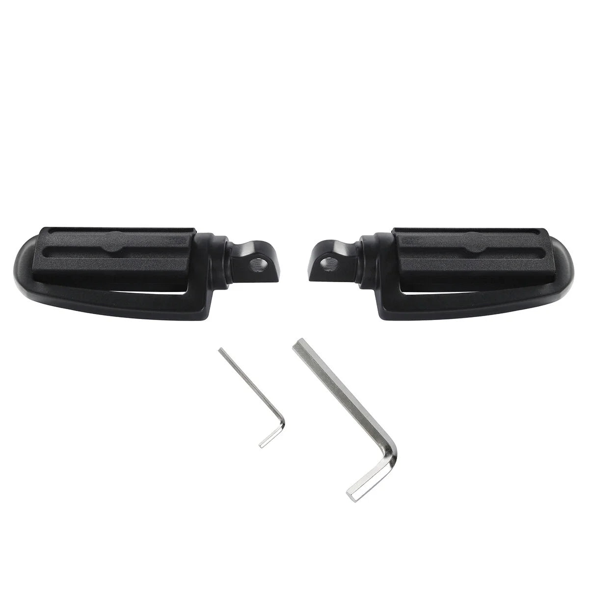 10mm Matte Black Footrest Pegs for Harley XL883 1200 Sportster (2004–2023)