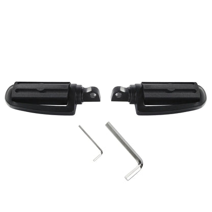 10mm Matte Black Footrest Pegs for Harley XL883 1200 Sportster (2004–2023)