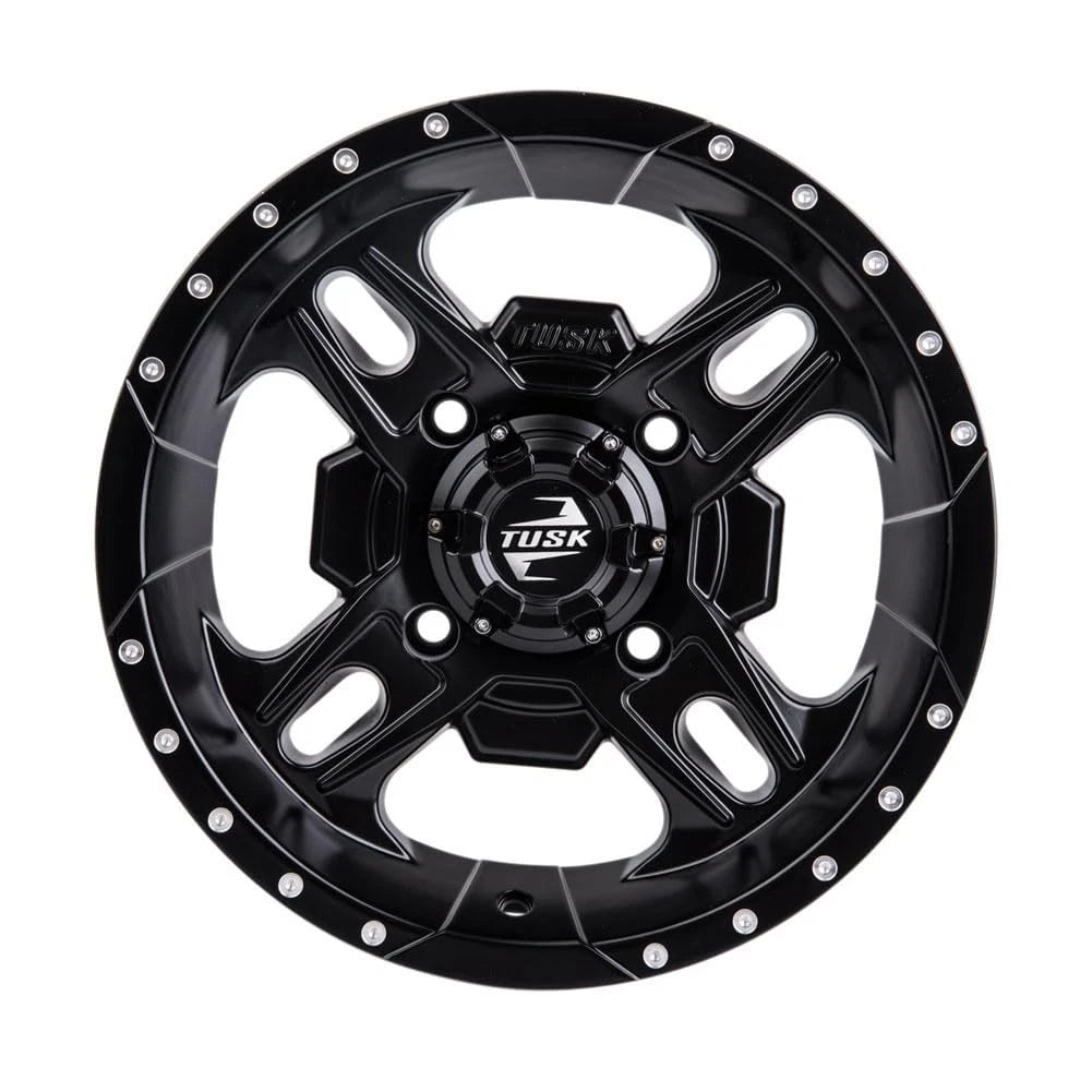 Tusk Beartooth Wheel 14x7 Matte Black for ATV (185-277-0008)
