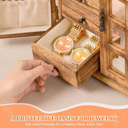 Jewelry Box Organizer for Women Girls (6 Layer)