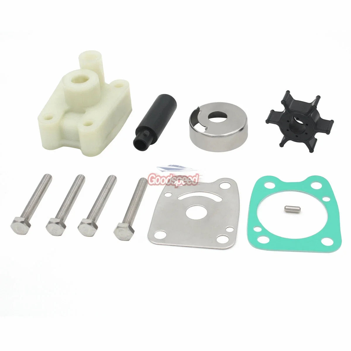 Water Pump Repair Kit for Yamaha Marine 4 HP 5 HP Outboard (6E0-W0078-A2-00)