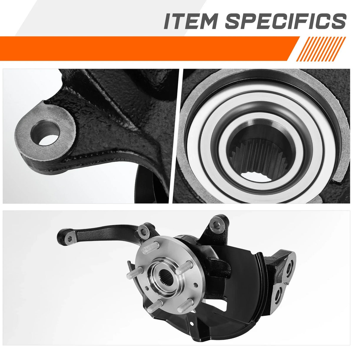 Front Right Loaded Knuckle Assembly for Ford Fusion Lincoln MKZ Mazda 6 (2006–2012)