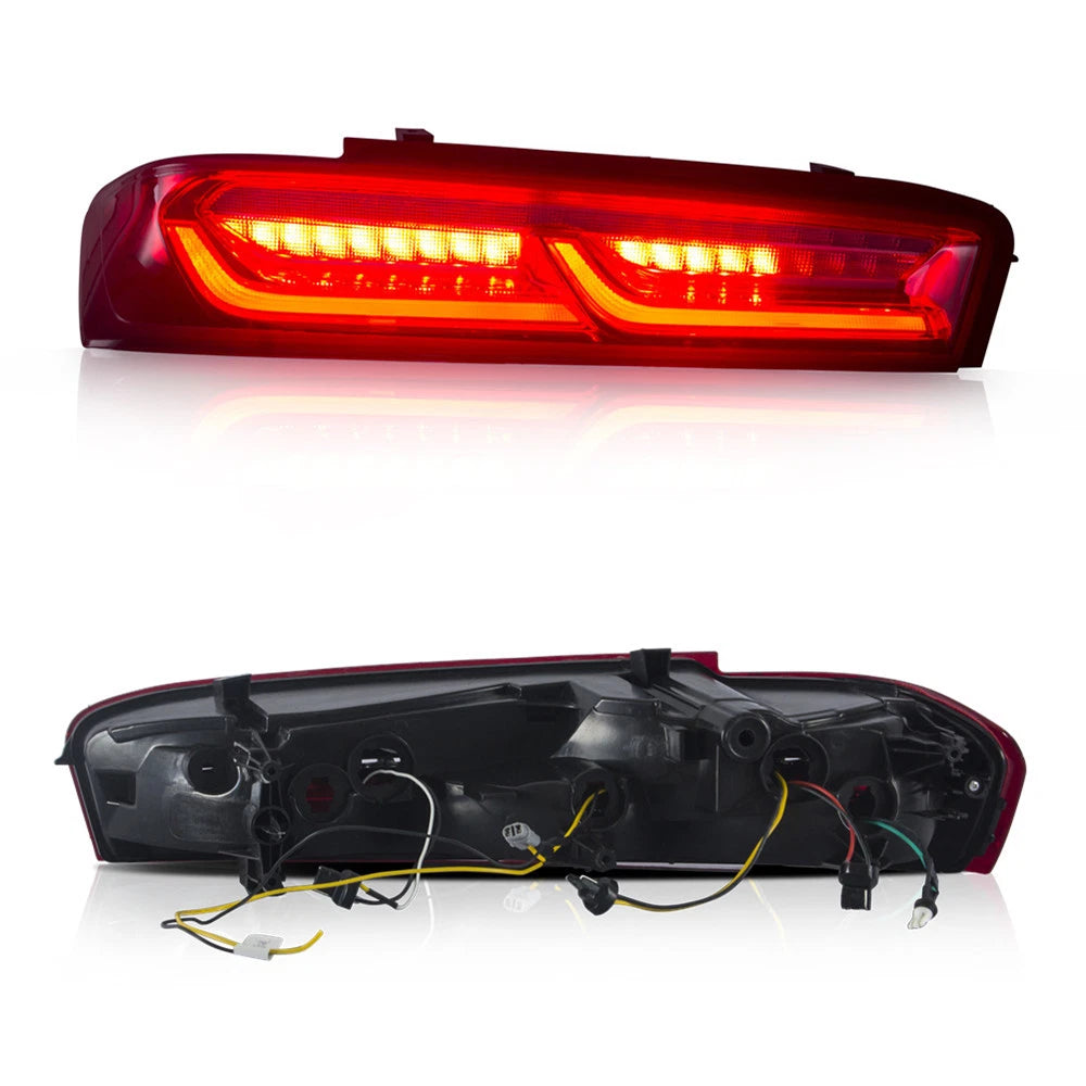 2X Rear Red LED Tail Lamp Lights for Chevrolet Camaro (2016–2018) 84136777, 84077094