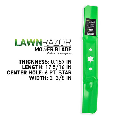 9-Pack LawnRAZOR Blade for Craftsman T260 Z550 G8300 ZS6700 G8200 942-05052A