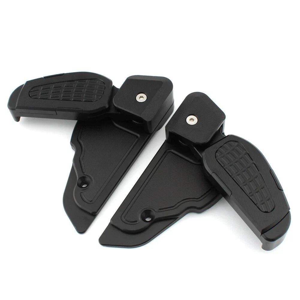 Foldable Rear Footrests Extension Pedal for Vespa Primavera Sprint 125 150 (2017–2022)