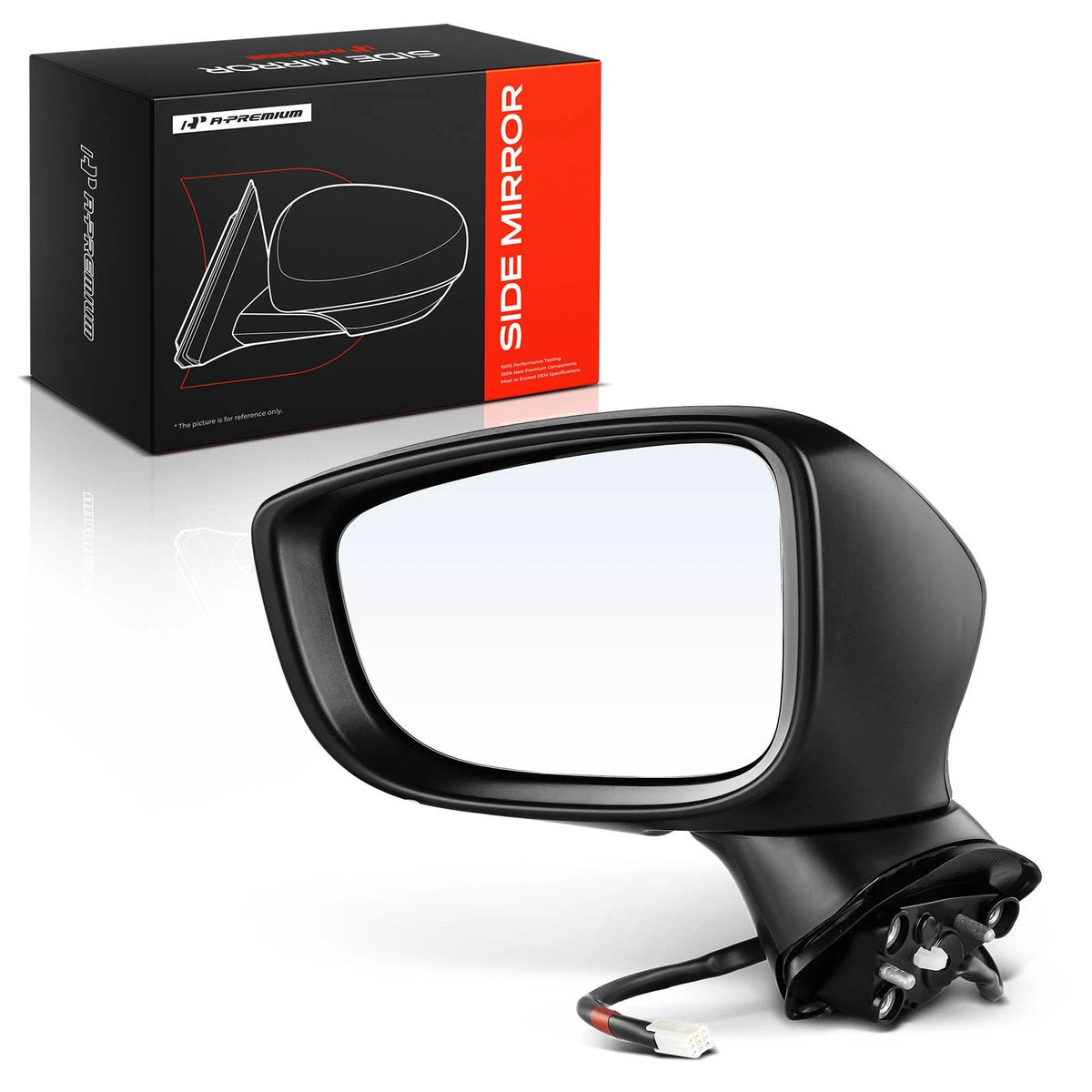 Driver Power Adjust Side Mirror for Mazda 3 (B63B69182A, B63B691N751, BABH69181A, MA1320184)