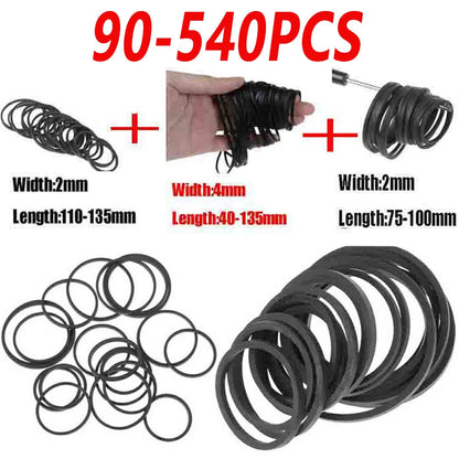 Universal Rubber Drive Belt for Tape Machine (90-540Pcs)