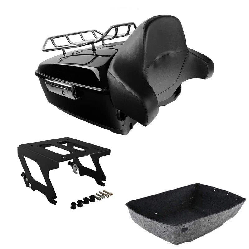 King Trunk Backrest Solo Mount for Harley Low Rider (2018–2025)