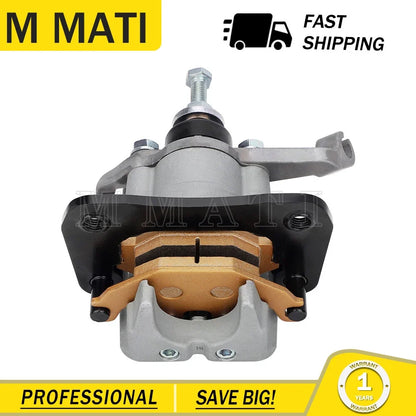 Rear Left Brake Caliper w/Pads for Kawasaki KAF1000 Mule PRO DX DXT (2016–2023)