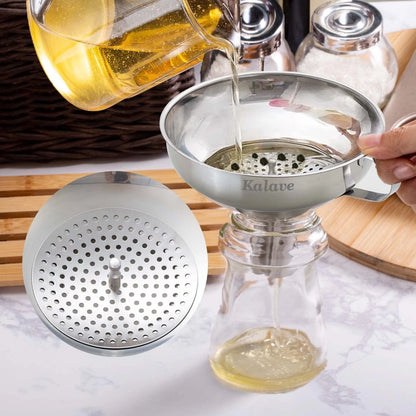 Stainless Steel Canning Funnel for Food Prep