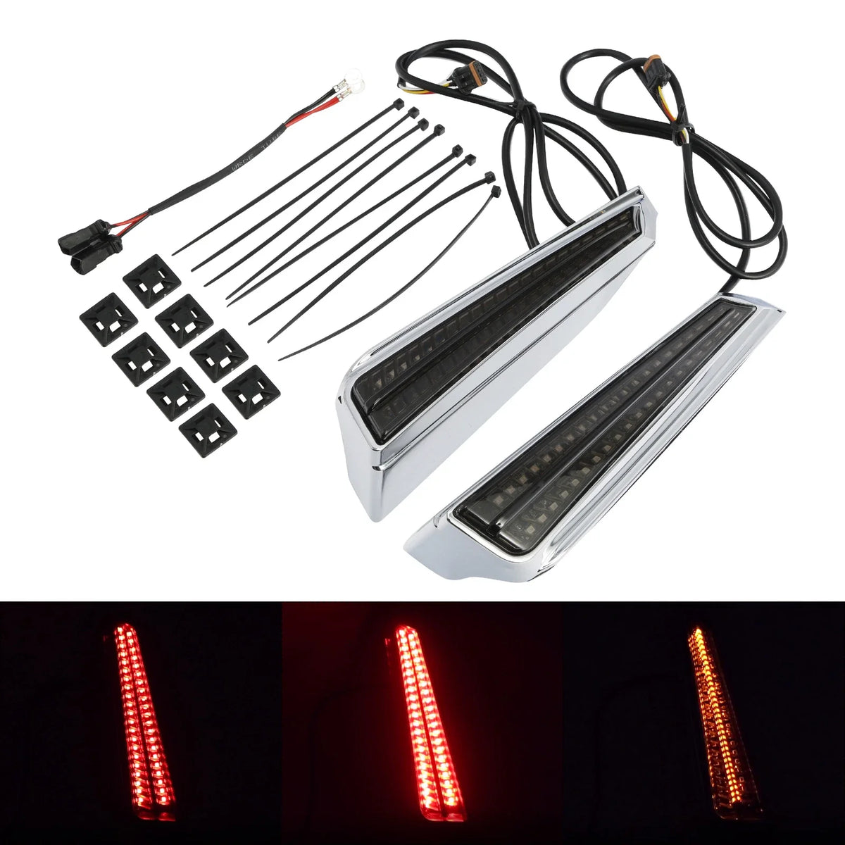 LED Filler Panel Lights Smoked Lens for Honda Goldwing 1800 (2018–2025)