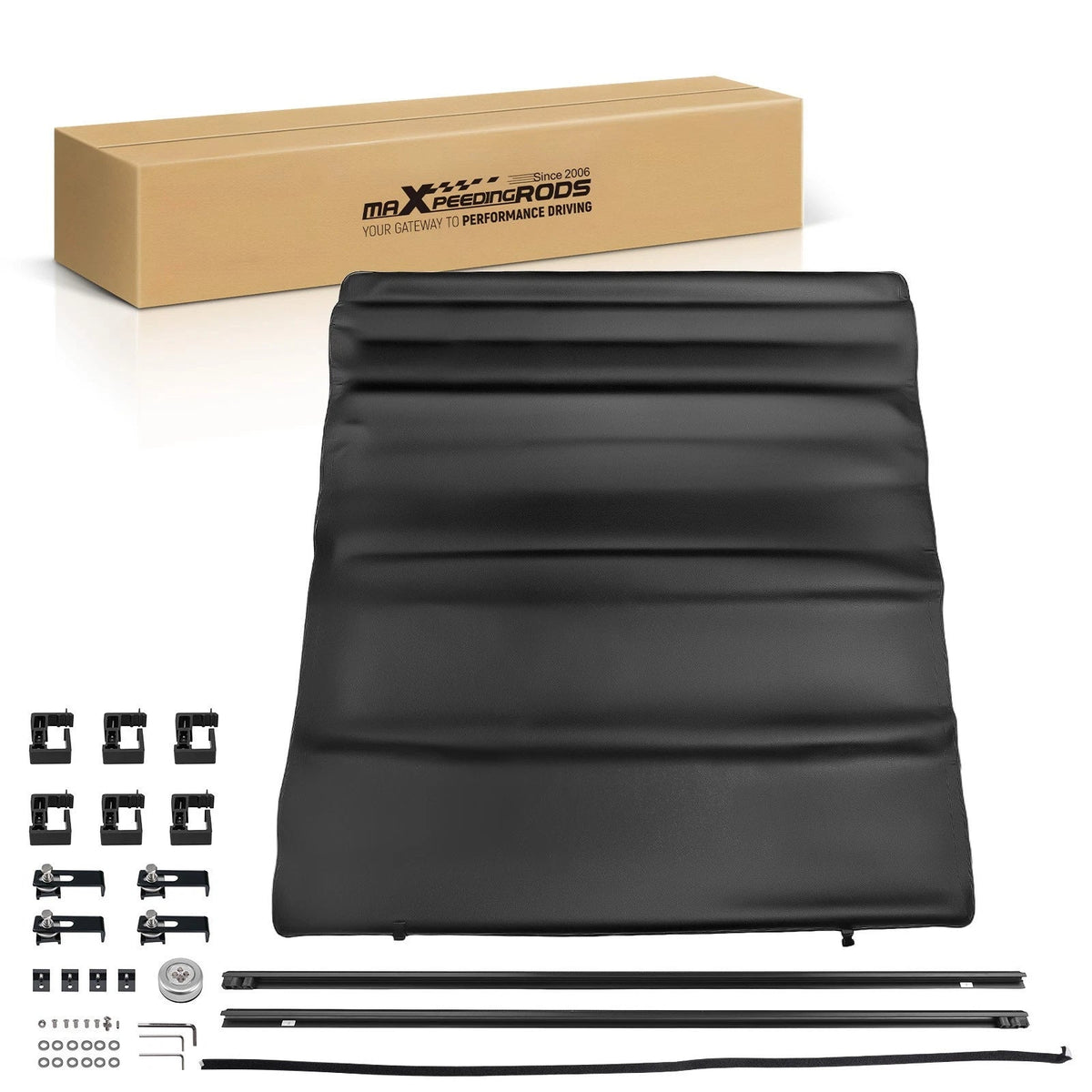 5.5ft Soft Roll-Up Tonneau Cover for Nissan Titan (2004–2015)