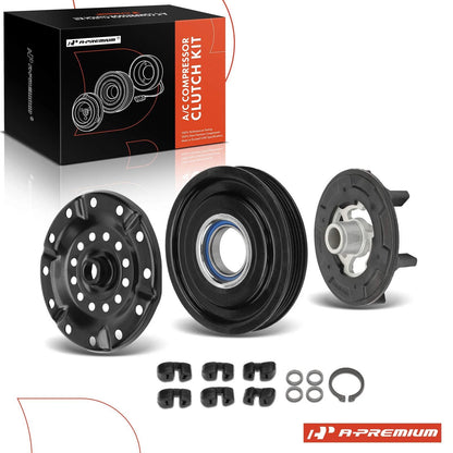 A/C Compressor Clutch Kit w/ 4-Groove Pulley for Toyota Yaris (2006–2012)