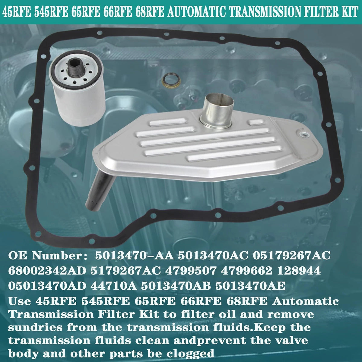 Automatic Transmission for 4WD 4X4 (45RFE, 545RFE, 65RFE, 66RFE, 68RFE)