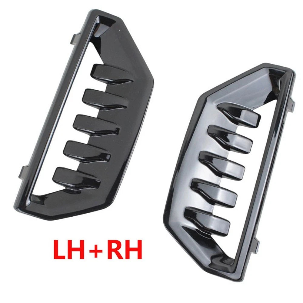 2X Front Bumper Grille Cover Air Duct Vent for GMC Sierra 1500 (2022–2025)