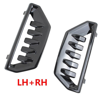 2X Front Bumper Grille Cover Air Duct Vent for GMC Sierra 1500 (2022–2025)